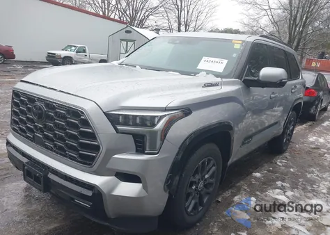 2024 Toyota Sequoia Platinum из США, поврежденный, VIN 7SVAAABA9RX028385